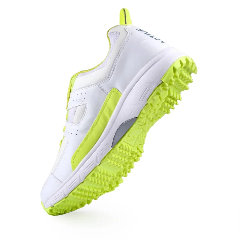 Bacca Bucci Neon Green Wicket Wings Pro Performance Cricket Shoes for Men | Best Price UAE